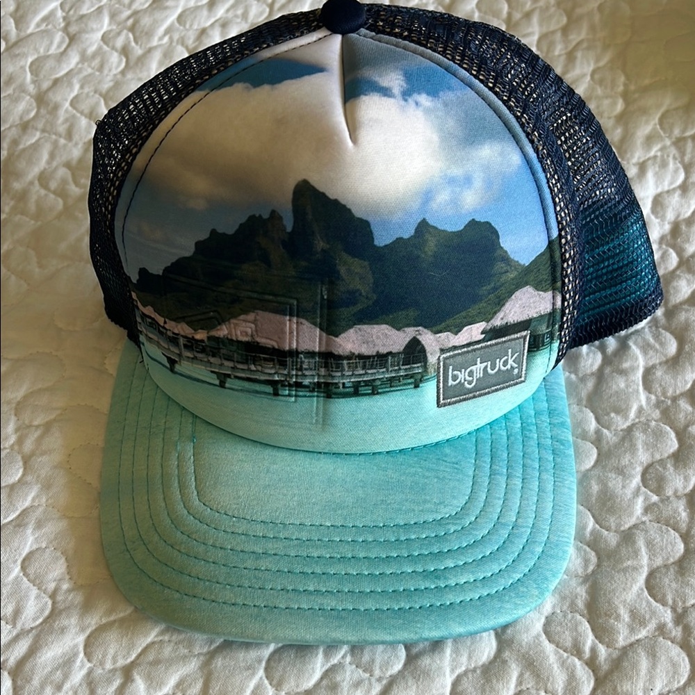 Blue Scenic Trucker Hat